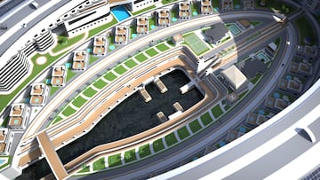 Los plazos de desarrollo se estiman en unos ocho años para completar completamente su construcción.