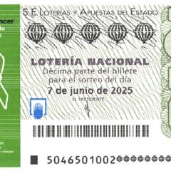Lotería Nacional: comprobar los resultados del Sorteo Extraordinario de la AECC hoy, sábado 7 de junio