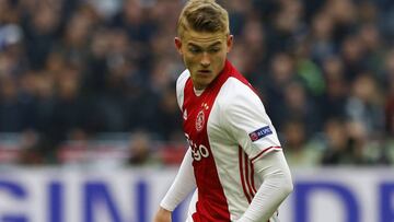 El defensa del Ajax, Matthijs de Ligt, durante un partido.