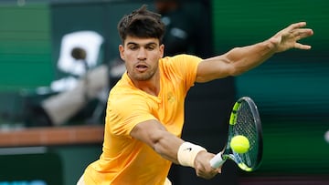 Carlos Alcaraz, en Indian Wells.