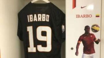Ibarbo se sumó a Roma hace dos días.