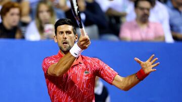 Novak Djokovic, durante el Adria Tour.