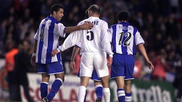 Naybet, Zidane y Scaloni.