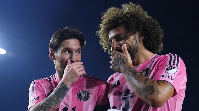 Maximiliano Falcón ilusiona a los hinchas de Colo Colo con un gesto: en Miami, con Messi y Suárez