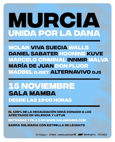 La msica se une por Valencia: este es el mapa de los conciertos para ayudar