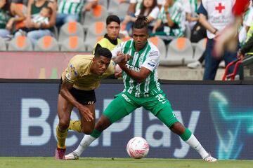 Atlético Nacional y Águilas Doradas se enfrentaron en el Atanasio Girardot por la fecha 16 de la Liga BetPlay II-2022.