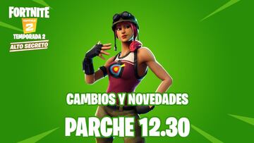 Fortnite - Notas del parche 12.30: cambios y novedades