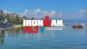 Cartel del Ironman de Israel.