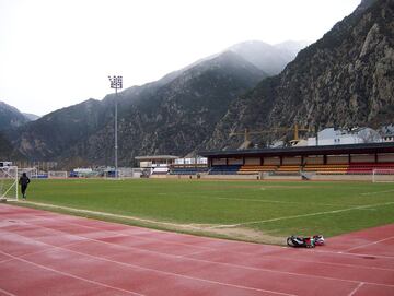 Comunal d'Andorra la Vella, home to Andorra national team through to 2014 and hosts domestic league games