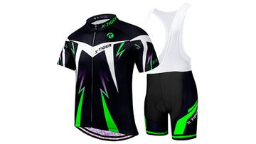 Maillot de ciclismo marca X-Tiger en color verde