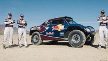 Izda a dcha: Sainz, Gottschalk, Cruz y Al-Attiyah