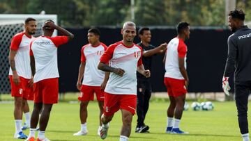 Perú ya entrena en Sao Paulo con el objetivo de ganar a Brasil