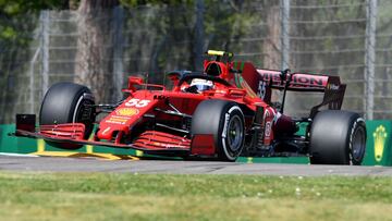 Carlos Sainz (Ferrari SF21). &Iacute;mola, F1 2021. 