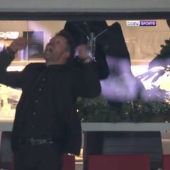 ¡Qué manera de sufrir! Simeone celebró la victoria con toda su rabia