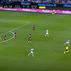 La exuberante acción de Tchouameni en el día 1 sin Casemiro: medio Celta tras él