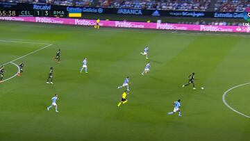 La exuberante acción de Tchouameni en el día 1 sin Casemiro: medio Celta tras él