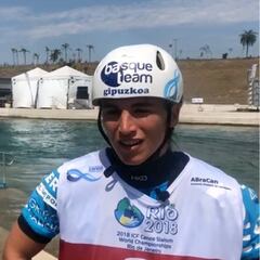 Maialen Chourraut: "Estoy contenta de volver a ser rápida"