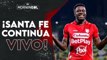 ¡Fútbol colombiano al rojo vivo! Analizamos la gran victoria de Independiente Santa Fe ante Bucaramanga y el liderato absoluto de Atlético Nacional.