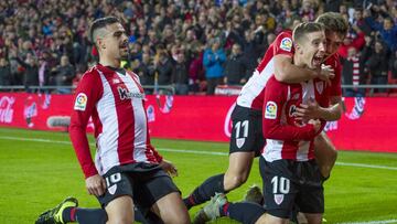 27/01/19 PARTIDO DE PRIMERA DIVISION ATHLETIC DE BILBAO - BETIS GOL 1-0 MUNIAIN ALEGRIA