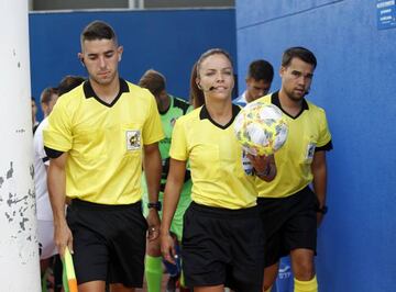 Marta Huerta debuta como árbitra en Segunda B.