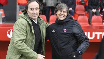 Pablo López y David Aznar en el Atlético-Tacon de Primera.