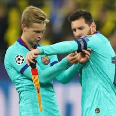 De Jong: "Si Messi se va, será un duro golpe para el equipo"