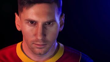 Leo Messi en eFootball (PES), el último videojuego donde vistió la camiseta del FC Barcelona