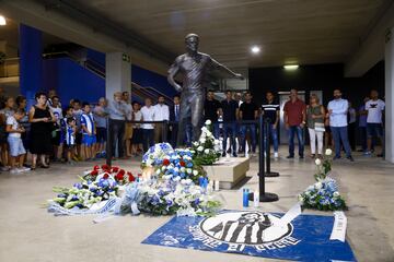 En el RCDE Stadium hay una estatua suya en homenaje al que ya es una eterna leyenda del Espanyol.