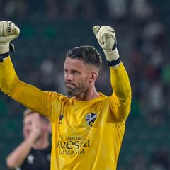 Dani Jiménez, el portero menos goleado de Segunda