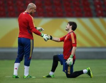 Reina e Iker Casillas.