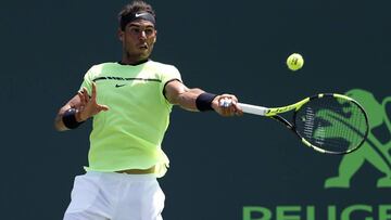 Nadal: "Para ganar la final en Miami tendré que ser agresivo"