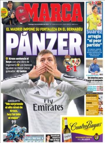 Portadas de la prensa deportiva