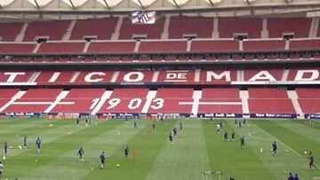 Griezmann y Correa vuelven a los entrenamientos con el Atleti