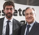 'Supercita' en Barcelona: Florentino se vio con Agnelli y Laporta