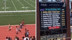 ¡Historia del atletismo! Un joven de instituto firma un tiempo de 9'98'' en los 100 metros planos