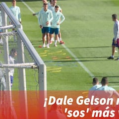 El 'toque' del Profe a Gelson por perder con Kalinic en velocidad