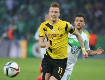 31 de mayo: 26 años cumple Marco Reüs, volante alemán que juega en el Borussia Dortmund.