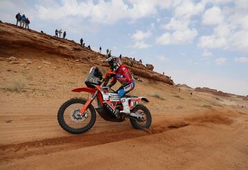 Bradley Cox de Bas World KTM en acción durante la etapa del prólogo. 