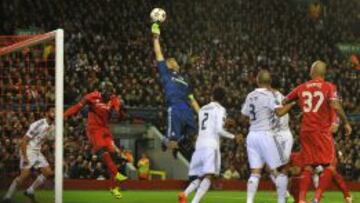 BRILLO EN LA IDA. Casillas se convertirá hoy en el jugador con más partidos disputados en Champions.