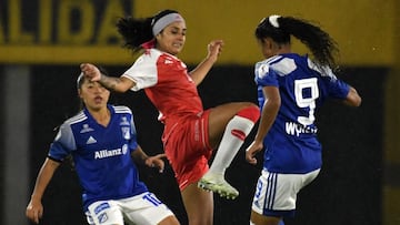 Santa Fe y Millonarios se enfrentan en el segundo clásico del año en la Liga BetPlay Femenina por el grupo A. Las Leonas van por la clasificación