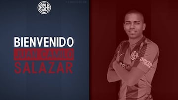 Juan Camilo Salazar, nuevo jugador de San Lorenzo