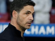 The Arsenal head coach felt his team were denied a late penalty in the first leg game against Atlético Madrid on Wednesday.