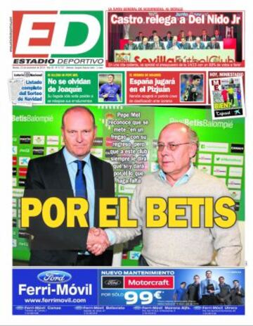 Portadas de la prensa deportiva