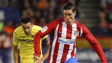 Fernando Torres contra el Villarreal. 