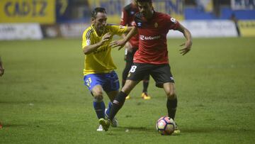 Cádiz y Mallorca empataron a uno en Carranza.