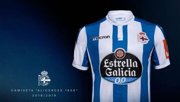 El Depor presentó su primera equipación