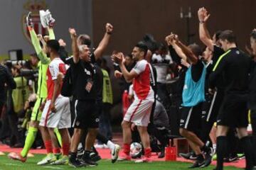 Mónaco y Falcao celebran: ¡Campeones de Francia!