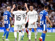 21/04/26 PARTIDO PRIMERA DIVISION JORNADA 33
REAL MADRID - ALAVES
PRIMER GO KYLIAN MBAPPE 1-0 ALEGRIA