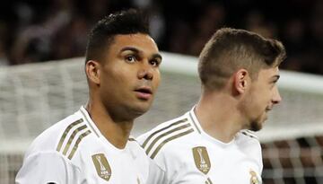 Casemiro, con Valverde.