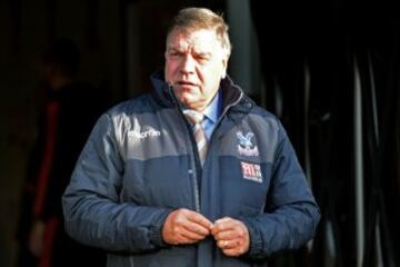 Sam Allardyce se estren¨® como entrenador del Crystal Palace.